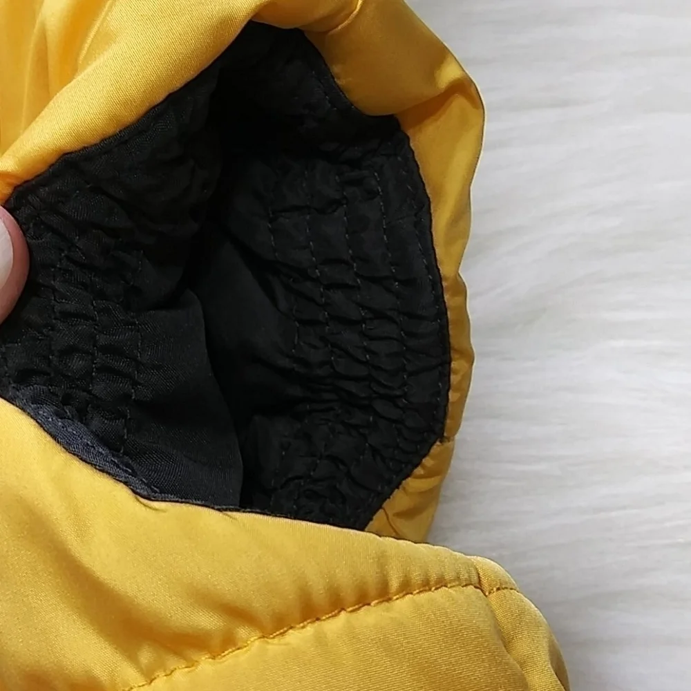 Gymboree Yellow‎ Bear Hooded Puffer Vest